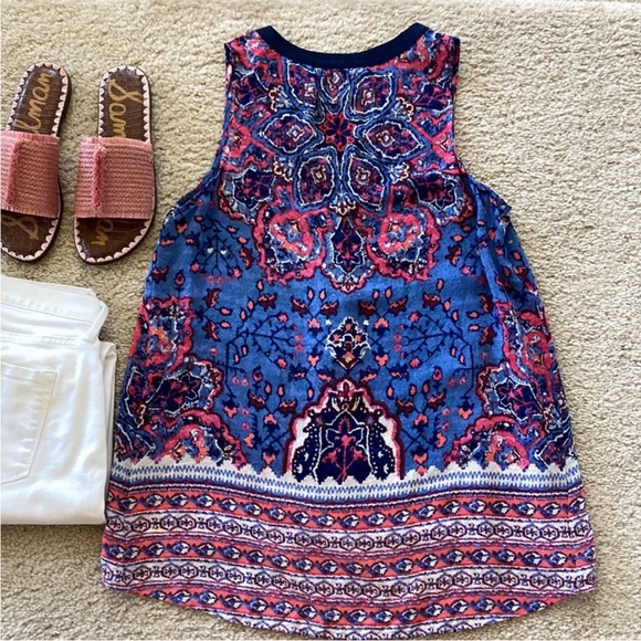 Anthropologie Silk Finn Tank by Vanessa Virginia - Picture 5 of 7